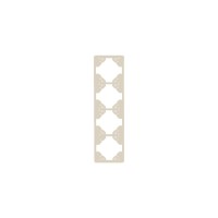 Вертикальная 4-ная рамка Apolo 5000 Standard &ndash; бежевая
