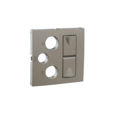 Лицевая панель для мультимедийных розеток R-TV-SAT-2xRJ45 Logus90