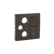 Лицевая панель для мультимедийных розеток R-TV-SAT-2xRJ45 Logus90