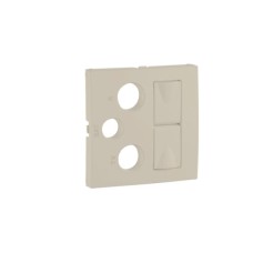 Лицевая панель для мультимедийных розеток R-TV-SAT-2xRJ45 Logus90