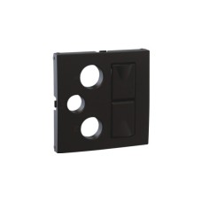 Лицевая панель для мультимедийных розеток R-TV-SAT-2xRJ45 Logus90