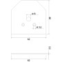 Заглушка Slim Magnetic 85125/00