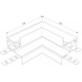 Коннектор угловой Slim Magnetic 85093/00