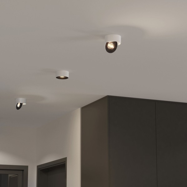 Точечный светильник Glide 25100/LED 8W 4200K белый/чёрный Точечный светильник Glide 25100/LED 8W 4200K белый/чёрный