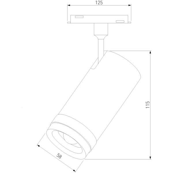 Трековый светильник Slim Magnetic 85042/01