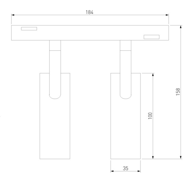 Трековый светильник Slim Magnetic 85046/01