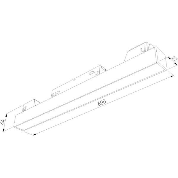Трековый светильник Slim Magnetic 85034/01