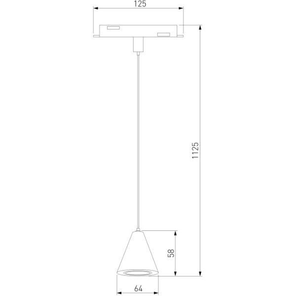 Трековый светильник Slim Magnetic 85039/01