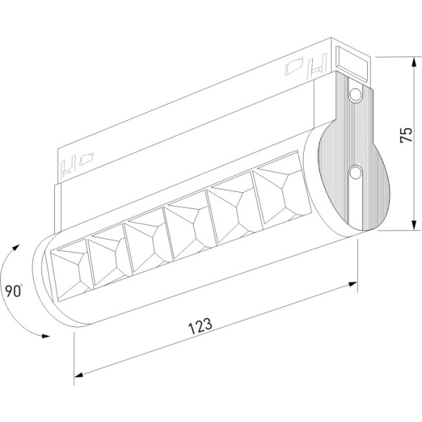 Трековый светильник Slim Magnetic 85048/01