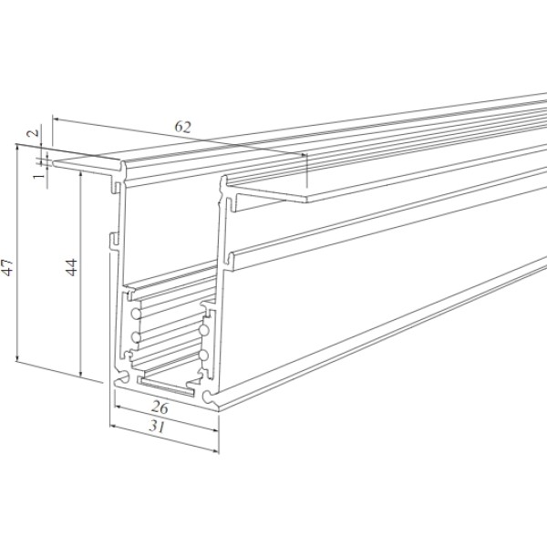 Шинопровод Slim Magnetic 85087/00
