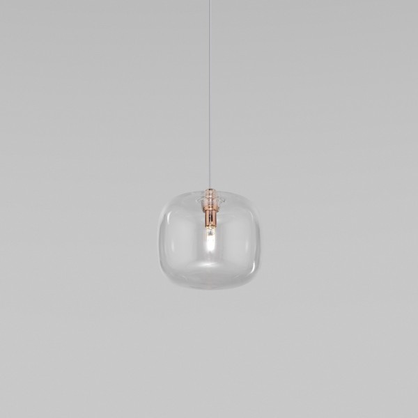 Подвесной светильник со стеклянным плафоном 50128/1 золото