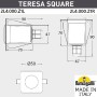 Встраиваемый светильник уличный Teresa 2L4.000.000.LXZ1L