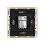 FORTE&PIANO Розетка TV проходная FP429 ваниль IEK