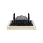 FORTE&PIANO Розетка двойная TV+SAT FP438 ваниль IEK