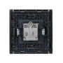 FORTE&PIANO Розетка двойная TV+SAT FP538 сталь IEK