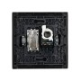 FORTE&PIANO Розетка двойная TV+RJ45 кат.5E FP136 черный IEK