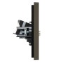 FORTE&PIANO Розетка двойная TV+RJ45 кат.5E FP336 серый IEK