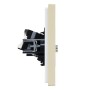 FORTE&PIANO Розетка двойная TV+RJ45 кат.5E FP436 ваниль IEK