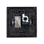FORTE&PIANO Розетка двойная TV+RJ45 кат.6 FP137 черный IEK