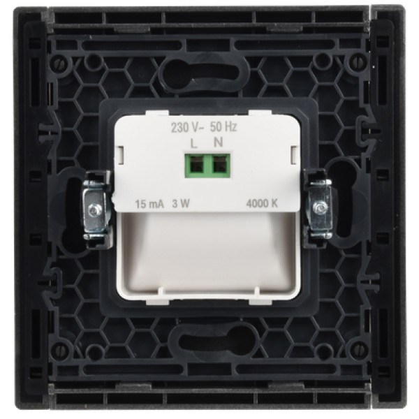 FORTE&PIANO Подсветка LED встраиваемая FP557 сталь IEK
