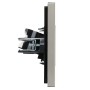 FORTE&PIANO Розетка компьютерная RJ45 кат.5E FP532 сталь IEK