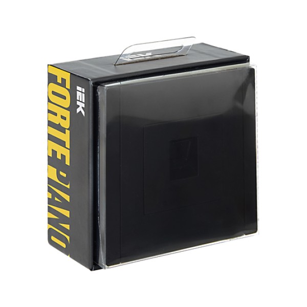 FORTE&PIANO Розетка компьютерная RJ45 кат.6 FP131 черный IEK