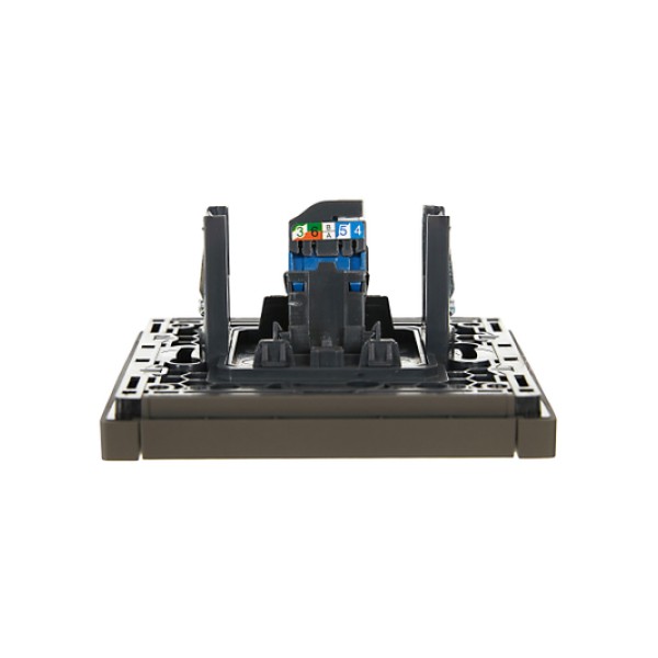 FORTE&PIANO Розетка компьютерная RJ45 кат.6 FP331 серый IEK