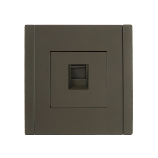 FORTE&PIANO Розетка компьютерная RJ45 кат.6 FP331 серый IEK