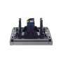 FORTE&PIANO Розетка компьютерная RJ45 кат.6 FP531 сталь IEK
