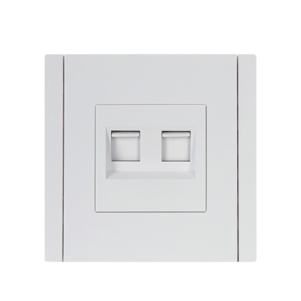 FORTE&PIANO Розетка компьютерная двойная RJ45 кат.5E FP233 белый IEK
