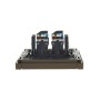 FORTE&PIANO Розетка компьютерная двойная RJ45 кат.5E FP333 серый IEK