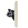 FORTE&PIANO Розетка компьютерная двойная RJ45 кат.5E FP433 ваниль IEK