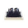 FORTE&PIANO Розетка компьютерная двойная RJ45 кат.5E FP433 ваниль IEK