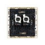 FORTE&PIANO Розетка компьютерная двойная RJ45 кат.5E FP433 ваниль IEK