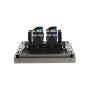 FORTE&PIANO Розетка компьютерная двойная RJ45 кат.5E FP533 сталь IEK