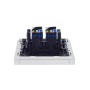 FORTE&PIANO Розетка компьютерная двойная RJ45 кат.6 FP234 белый IEK