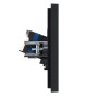 FORTE&PIANO Розетка компьютерная двойная RJ45 кат.6 FP134 черный IEK