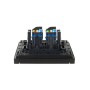 FORTE&PIANO Розетка компьютерная двойная RJ45 кат.6 FP134 черный IEK