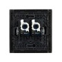 FORTE&PIANO Розетка компьютерная двойная RJ45 кат.6 FP334 серый IEK