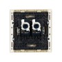 FORTE&PIANO Розетка компьютерная двойная RJ45 кат.6 FP434 ваниль IEK