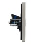 FORTE&PIANO Розетка компьютерная двойная RJ45 кат.6 FP534 сталь IEK