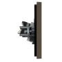 FORTE&PIANO Розетка двойная RJ11+RJ45 кат.5E FP335 серый IEK