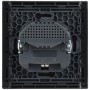 FORTE&PIANO Розетка 1-местная с заземлением с защитными шторками винтовое крепление 16А USB A+C 18Вт FP547 сталь IEK