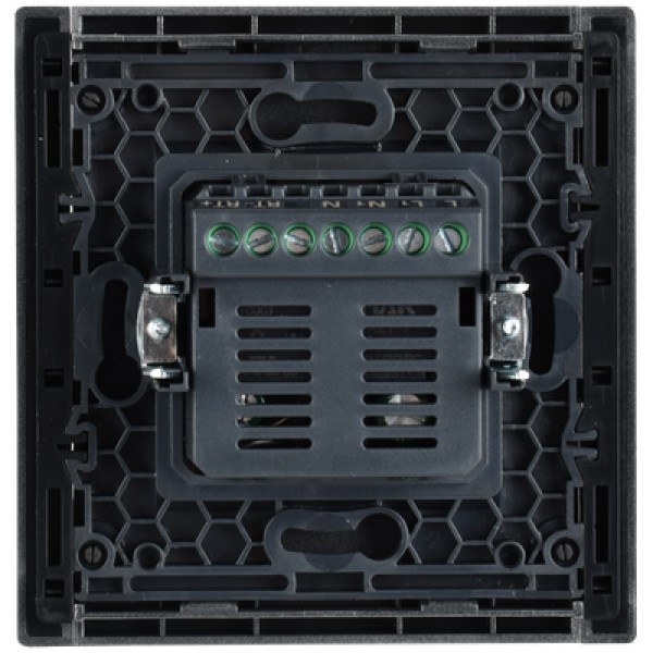 FORTE&PIANO Термостат электронный с индикацией FP552 сталь IEK