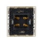 FORTE&PIANO Аудиорозетка 4-местная FP439 ваниль IEK