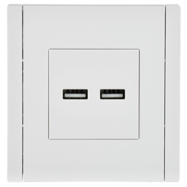 FORTE&PIANO Розетка USB A+A 3,1А FP249 белый IEK