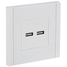 FORTE&PIANO Розетка USB A+A 3,1А FP249 белый IEK