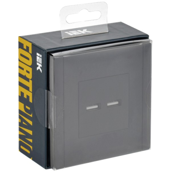 FORTE&PIANO Розетка USB A+A 3,1А FP349 серый IEK