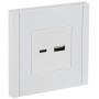 FORTE&PIANO Розетка USB A+C 18Вт FP251 белый IEK