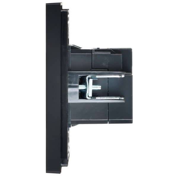 FORTE&PIANO Розетка USB A+C 18Вт FP151 черный IEK